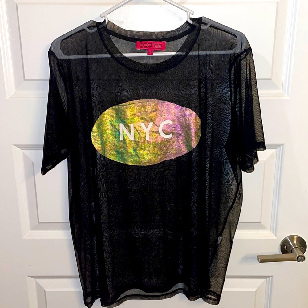 Nyc sheer holo top Never worn
